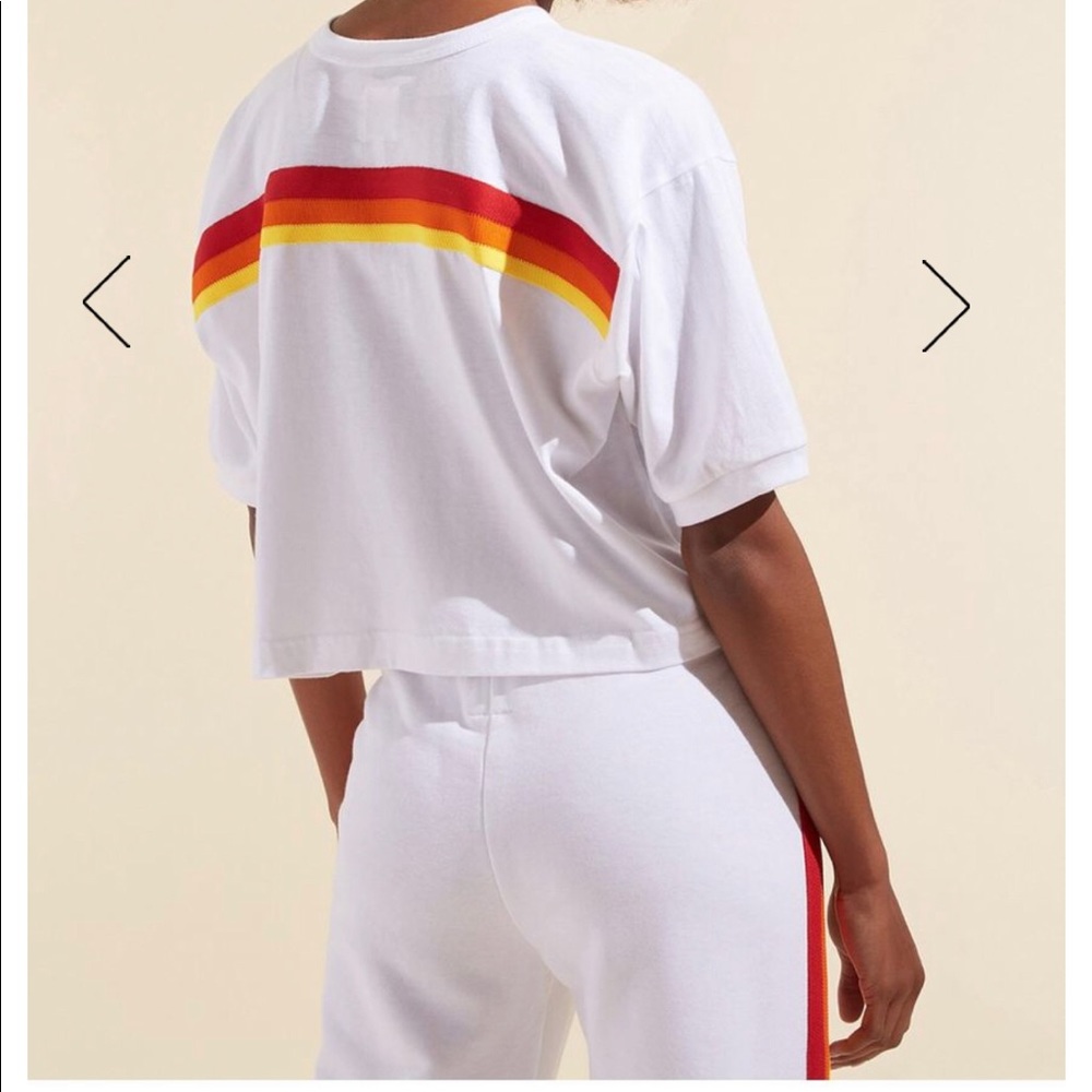 New with Tag! Wesley Baxter Cropped White Tee